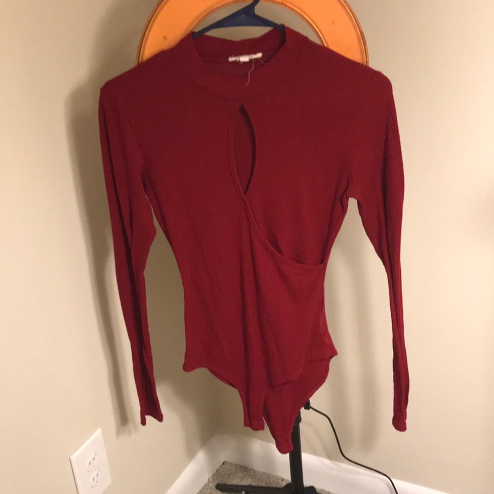 Red body suit